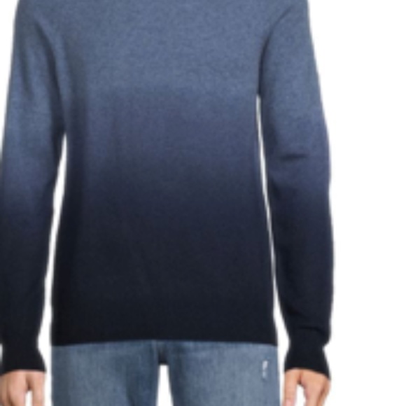 Saks Fifth Avenue Other - Men’s Saks Fifth Ave. Blue Ombre Cashmere Crewneck Sweater Size: XL  MSRP: $275